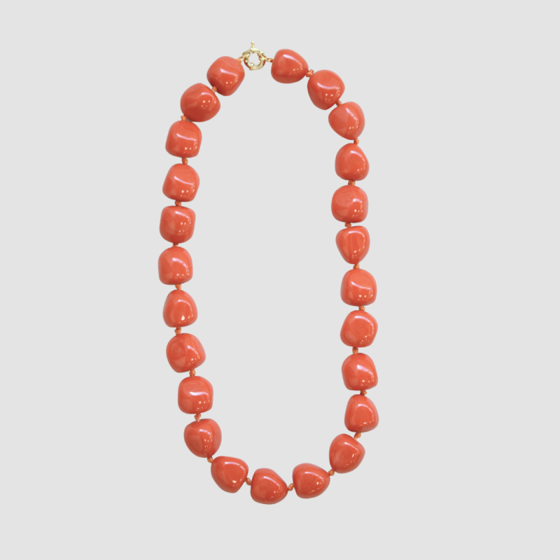 Collar Gabriela Coral | Collares Bisutería | Doña Sol