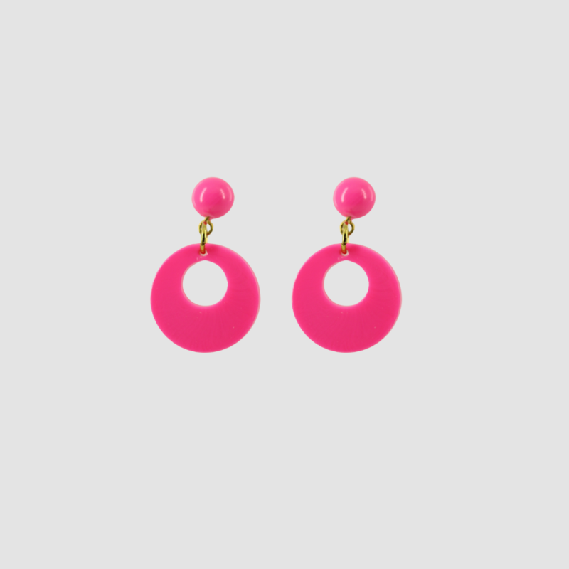 Pendientes Flamenca Niña Fucsia | Flamenca